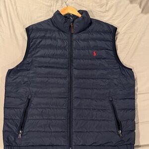 Ralph Lauren Men's Dark Blue Puffer Vest
